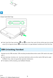 After the request has been submitted, you need to set up your device to be sim free. Hro00249 Smart Phone User Manual Sharp