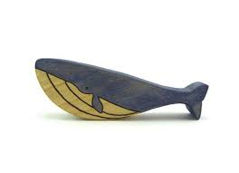 Wooden Whale Toy Sanatsal Oyuncak Bebekler Balina Ahsap Isleri