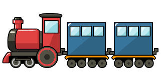 It is a train cartoon image drawing a colorful train for children. Train Clipart Train Cartoon Train Illustration