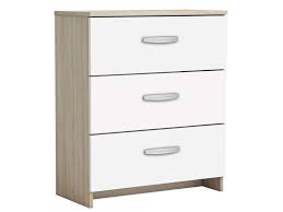 Commode 3 Tiroirs Nano Coloris Blanc Chene Shannon Vente De Commode Conforama En 2020 Commode 3 Tiroirs Tiroir Commode