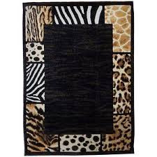 Black And Tan Area Rug Walmart Donnieann Company Skinz 73 Mixed Brown Black Animal Skin Prints Patchwork Border Area Rug Walmart Com Area Rugs Animal Print Rug Rugs