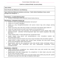 Check spelling or type a new query. Format Ctu Nice Format Ulasan Artikel Dalam Jurnal Contoh Ulasan Artikel Dalam Studocu