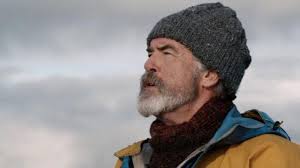 But with his grey and white beard, blue eyes and that cardi, you can easily see why the paternity of so many of the town's children is in doubt. Grey Beanie Worn By Erick Erickssong Pierce Brosnan In Eurovision Song Contest The Story Of Fire Saga Spotern