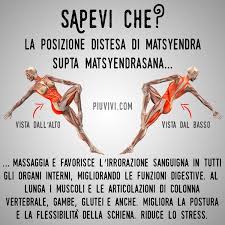 Posizione Distesa Di Matsyendra Supta Matsyendrasana Esercizi Di Yoga Esercizi Di Stretching Yoga