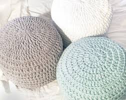 6.75in cream knit pumpkin $9.99 compare at $14 see similar styles. Knit Pouf Etsy