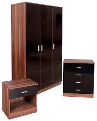 Choose from 108 holiday apartments in ottawa. Ottawa Black High Gloss And Walnut 3 Door 3 Piece Bedroom Set Designersofas4u