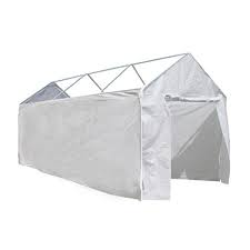 It is designed into 6 sides, with 4 windows that. Aleko 10 Ft X 20 Ft White Polyethylene Sidewalls For Carport Tent Cp1020n Hd The Home Depot