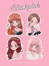 Black And Pink Cartoon On Twitter Blackpink Black Pink Kpop Kpop Fanart