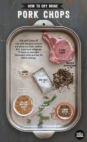 Recipe: Easy Dry-Brined Pork Loin Chops | Recipe | Recipes, Food  Infographic, Cooking