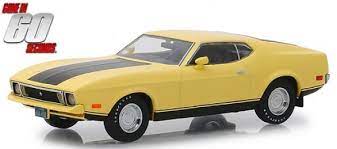 Ford's new sporty compact has about as much technical relationship with its most immediate predecessors as it does with a sheridan shillelagh. Modellautos Forster Gmbh 86412 Gone In Sixty Seconds 1974 1973 Ford Mustang Mach 1 Eleanor 1 43