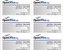 There is the possibility of downloading templates for openoffice, but the only ones i've come across were for the small sized cards where you take a. 56 How To Create Business Card Template Open Office Layouts By Business Card Template Open Office Cards Design Templates