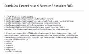 Jual buku siswa ekonomi sma ma kelas 10 kelompok peminatan. Soal Dan Jawaban Ekonomi Kelas 11 Kurikulum 2013 Kumpulan Contoh Surat Dan Soal Terlengkap
