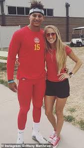 So even if he's able to play after the concussion, mahomes could be. Who Is Patrick Mahomes Girlfriend Brittany Matthews Daily Mail Online