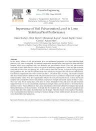 Advantages of pulverized coal w.r.t. Pdf Importance Of Soil Pulverization Level In Lime Stabilized Soil Performance