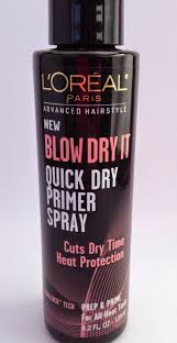 I love the smell.and it dries fast.however, spraying this in my hair then blow drying and straightening, my hair is super smooth afterwards.it has a surprisingly nice hold even. Militaryandmakeup L Oreal Blow Dry It Review Homemade Beauty Tips Blow Dry Loreal