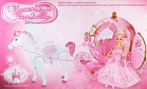 Amazon Com Chezza Princess Royal Carriage And Horse Toy Playset Great For Barbie Includes 11 Princess Doll And Royal Ho Princess Dolls Playset Cute Toys