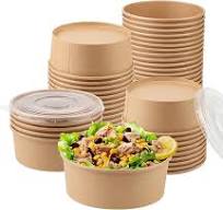 Amazon.com: Belinlen 36oz 50 Sets Large Kraft Paper Bowls ...