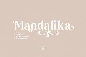 Mandalika Modern Bold Serif In 2020 Serif Stylish Fonts Bold Serif Fonts