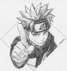 Female anime character face drawing step by step. Easy Anime Naruto Characters Drawing