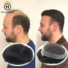 Men Hair Toupee System Natural Looking 100 European Human Hair Toupee French Lace With Pu Replacement System Wig For Man Remy Hair Toupee Men S Wigs Mens Hairstyles