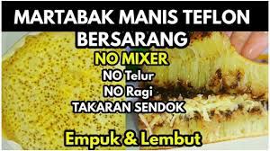 Jun 15, 2021 · resep martabak maniss teflon takaran sendok. Resep Martabak Manis Teflon Anti Gagal Takaran Sendok Martabak Bangka Youtube