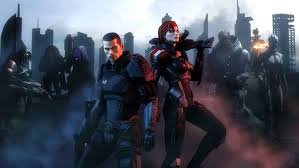 Co Op 2 0 By Lonefirewarrior This Particular Piece Of Art Is Accompanied By The Artist S Dream For A Co Op Mass Effect Mass Effect Characters Mass Effect Art