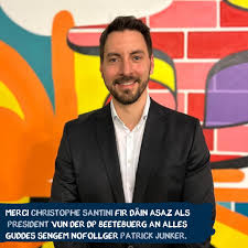 D'leschte Freide ware mir zu 𝗕𝗲𝗲𝘁𝗲𝗯𝘂𝗲𝗿𝗴 op Besuch. D'Assemblée  huet sech en neie President gewielt, de 𝗣𝗮𝘁𝗿𝗶𝗰𝗸 𝗝𝘂𝗻𝗸𝗲𝗿 a soot  dem 𝗖𝗵𝗿𝗶𝘀𝘁𝗼𝗽𝗵𝗲 𝗦𝗮𝗻𝘁𝗶𝗻𝗶 fir di läscht Joren als President  vun der DP