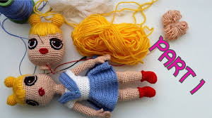 Amigurumi Lol Bebek Yapimi Bolum 1 Amigurumi Miniaturas Bricolaje