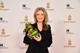 Lena endre på guldbaggegalan den 21 januari 2013. Thunderpictures Ab Post Facebook