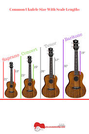 Common Ukulele Sizes With Scale Lengths In 2019 Ukulele