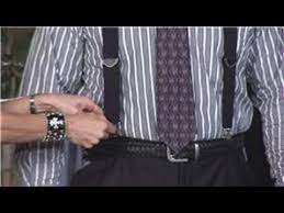 They look cool, and we. Men S Fashion How To Put On Clip Suspenders Youtube