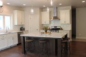 L Shaped Corner Pantry Centered Range Kitchen Remodel Small Small Kitchen Layouts Kitchen Layout