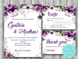 Are you searching for wedding invitation card png images or vector? Purple Flowers Wedding Engagement Party Invitation Rsvp Thank You