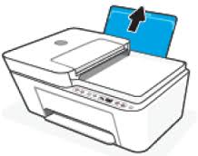 If the photo paper you use has perforated tabs, load the paper so that the tabs are on top. Hp Deskjet 2700 Deskjet Plus 4100 Printers First Time Printer Setup Hp Customer Support