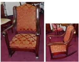 Empire Styled Rocking Chair 1800s Solid Mahogany Antique Rocking Chairs Antique Chairs Chair