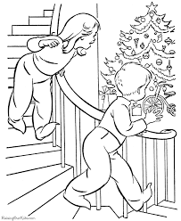 Christmas morning coloring pages are a fun activity for kids to learn about the meaning of christmas and get young kids excited about the christmas holiday. Christmas Coloring Pages Did Santa Come