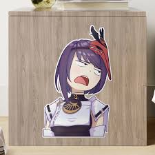 Kujou Sara Ugh Sticker for Sale by SongJoArts | Redbubble