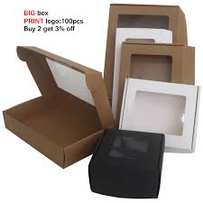It is a fragile and expensive product. 20pcs Black Big Gift Box Packaging Custom Box Transparent Window Box Large Gift Paper Boxes Paper Cardboard Box For Packaging Gift Bags Wrapping Supplies Aliexpress