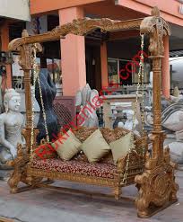 Buy Carved Indian Wooden Carved Swings Jhoola Wooden Swings Indoor Swing Chair Indian Home Decor