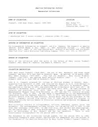 Cogswell, John Bear Doane, Papers, 1852