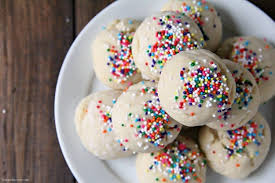 The end result will yield a soft, crumbly, light cookie that takes on the flavors of the extracts you choose, in this case it's anise but. Italian Anise Cookies With Sprinkles Snappy Gourmet