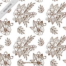 Ikon straightedge ruler, skala penguasa, tekstur, sudut, putih png. Background Of Sketches Of Flowers In Batik Style Flower Sketches Sketches Vector Free