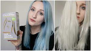 And for some reason, i got blue hair. Hair Color Remover On Blue Hair Youtube
