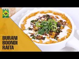 Hum masala tv channel free to air broadcast transmission satellite paksat 1r 38.0 east. Burani Boondi Raita Evening With Shireen Masala Tv Show Shireen Anwar The Cook Book