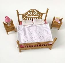 Sylvanian Families Luxury Brass Double Bed Bedroom Furniture Set With Box Ebay Luxury Bedroom Master Master Bedroom Furniture Bedroom Furniture Sets