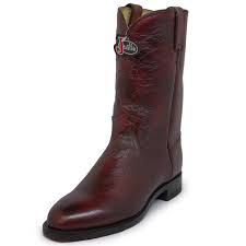 Amazon Com Justin 3435 Men S Boots Burgundy Color