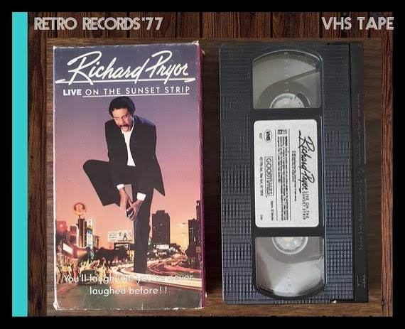 Richard Pryor: Live on the Sunset Strip VHS (1982) - Etsy
