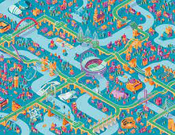 New Logo And Identity For Uefa 2020 By Y R Branding Lisbon Isometric Art Creative Instagram Photo Ideas Cartoon Design