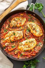 Easy Skillet Chicken Cacciatore Recipe Runner
