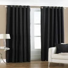 30 Stylish Interior Designs With Black Curtains Black Curtains Living Room Black Curtains Living Room Decor Curtains